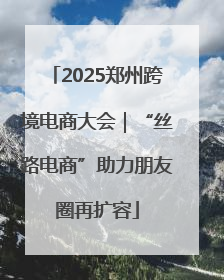 2025郑州跨境电商大会｜“丝路电商”助力朋友圈再扩容